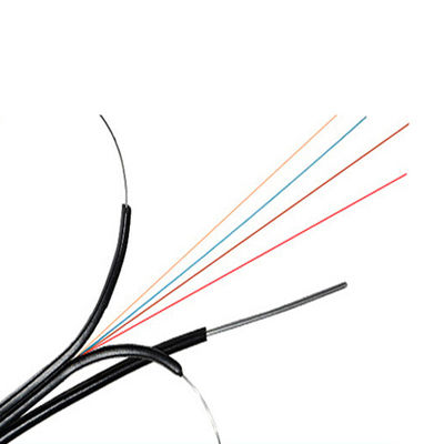 1 Core GJYXCH Black FTTH Fiber Optic Cable Bow Type Drop Cable